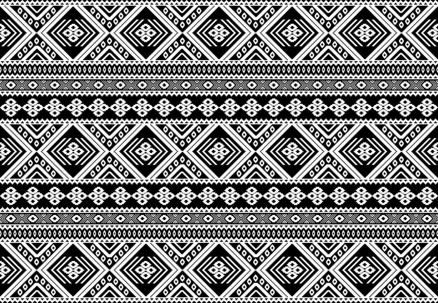 Aztec ethnic seamless pattern. Geometric ikat native traditional. Design for background,carpet,wallpaper,clothing,wrapping,batic,fabric,vector illustraion.embroidery style. vector