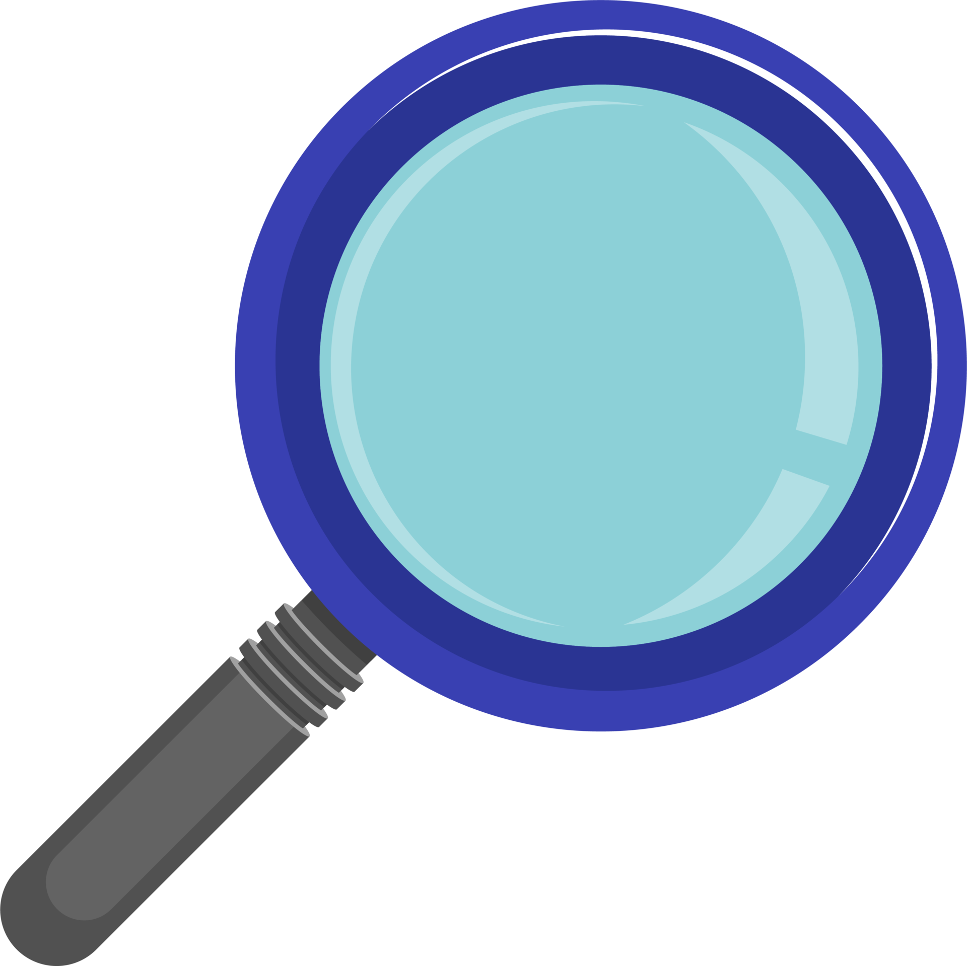 Magnifying glass clipart design illustration 9342157 PNG