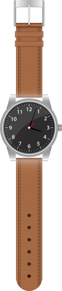 Realistic watch clipart design illustration png