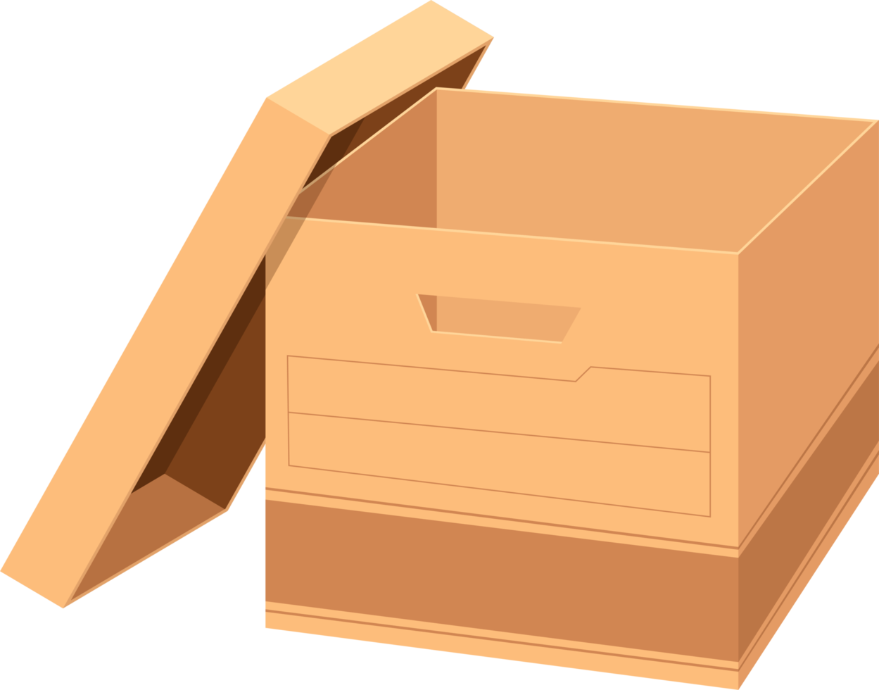 Storage box clipart design illustration png