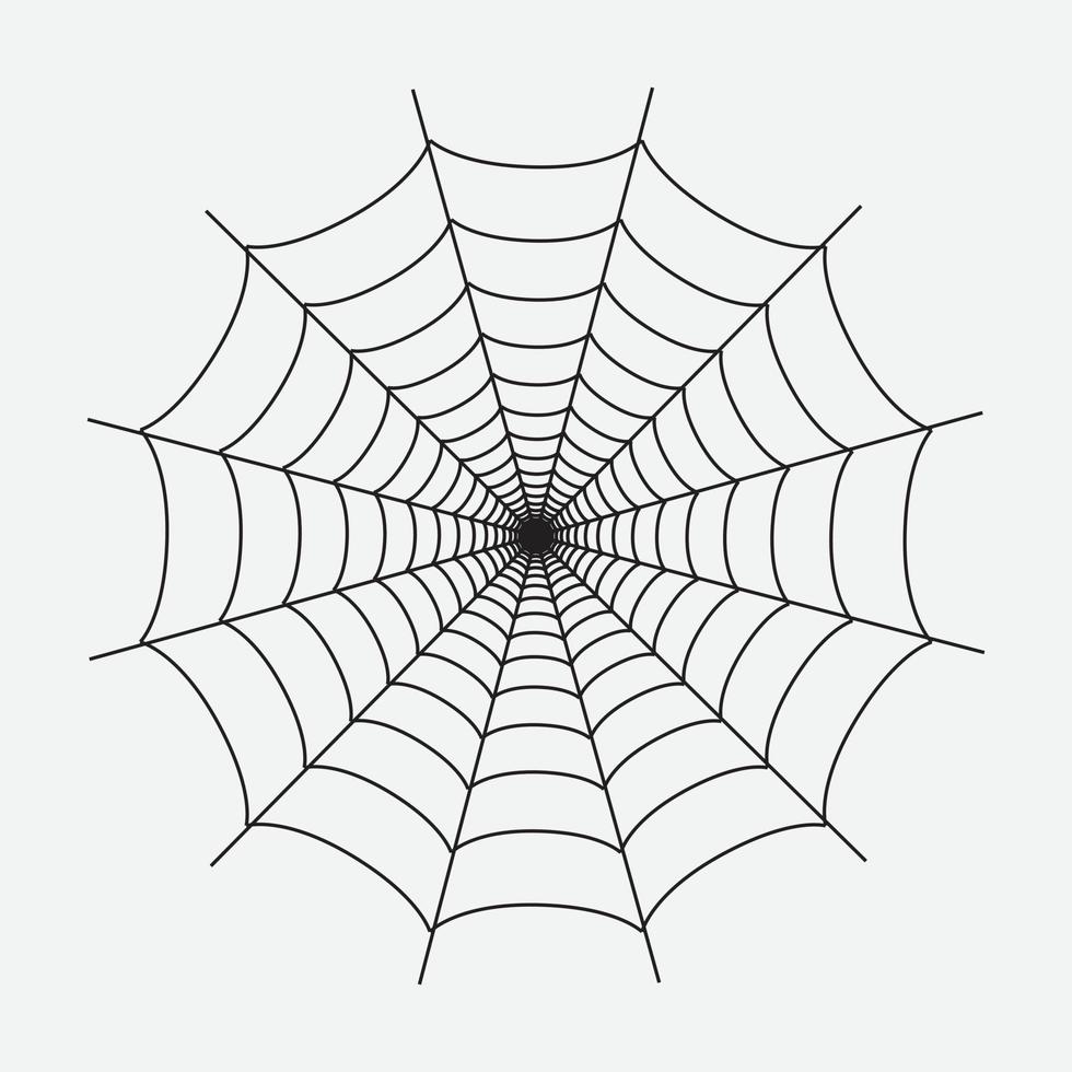 telaraña para red de halloween, trampa. patrón de ilustración vectorial vector