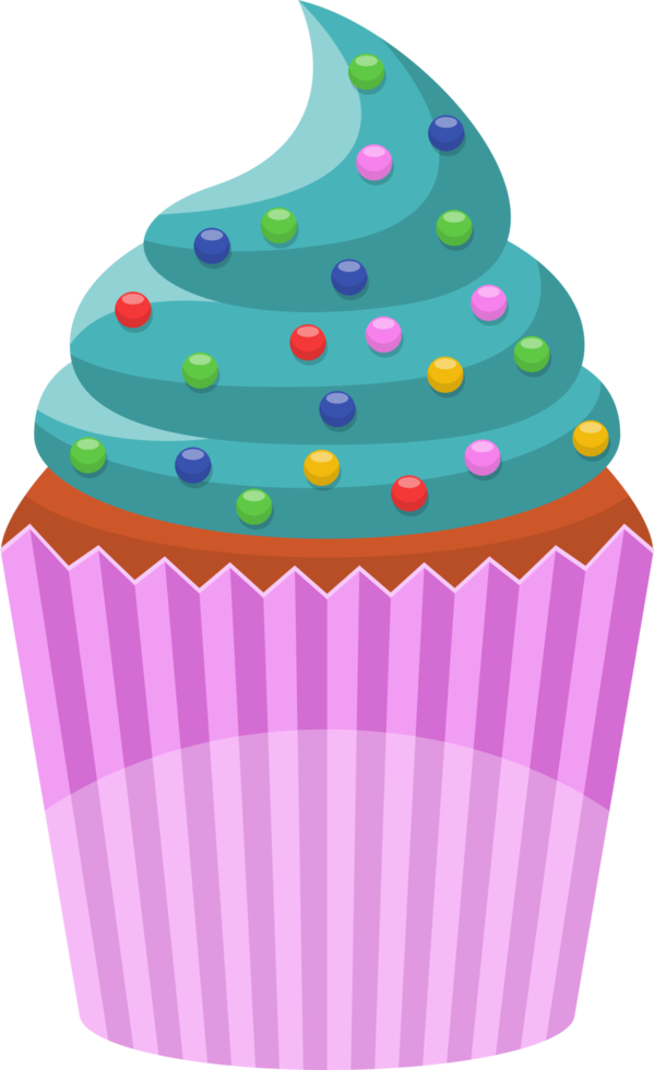 läcker cupcake clipart design illustration png