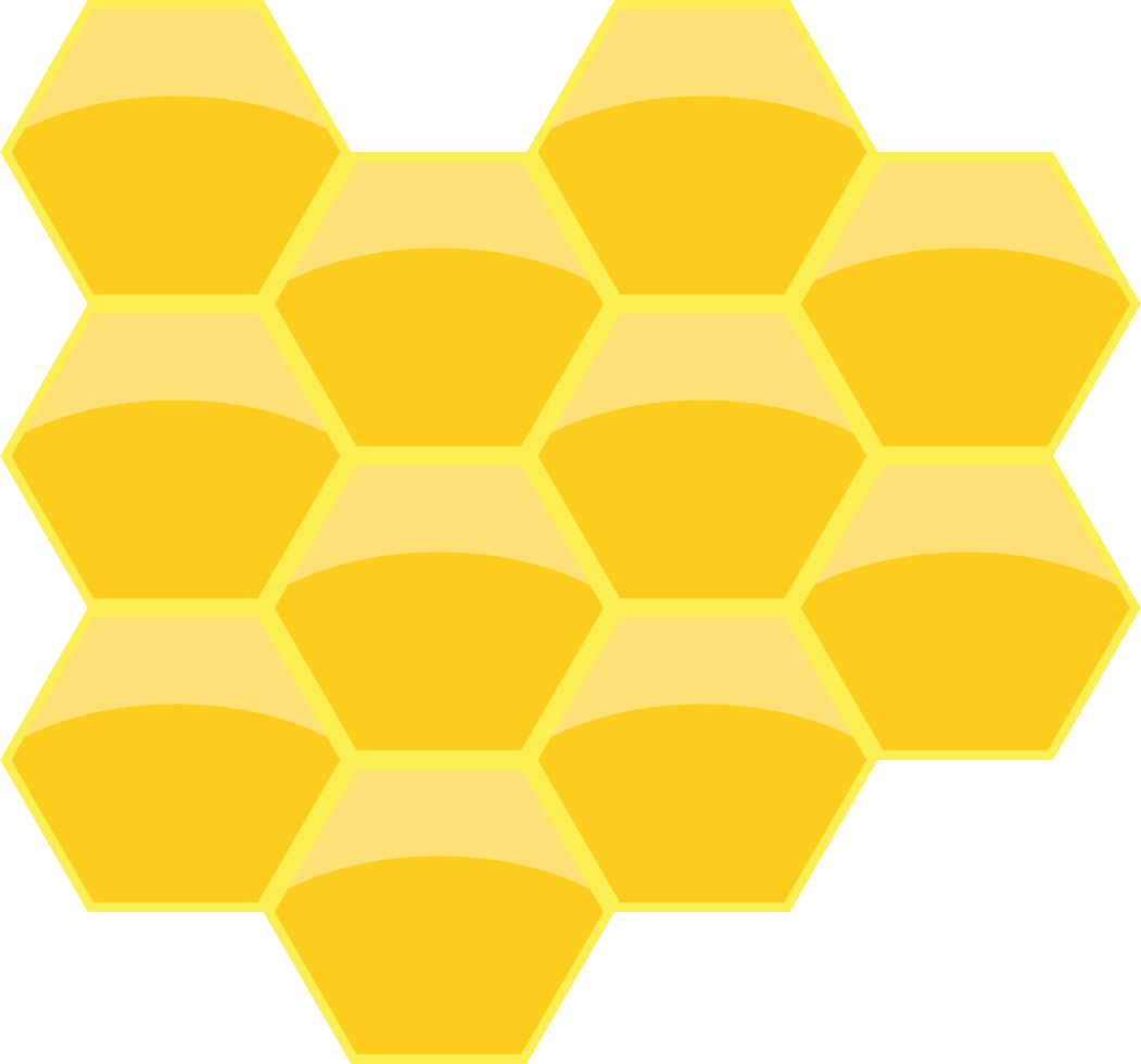 ilustração de design de clipart de favo de mel png