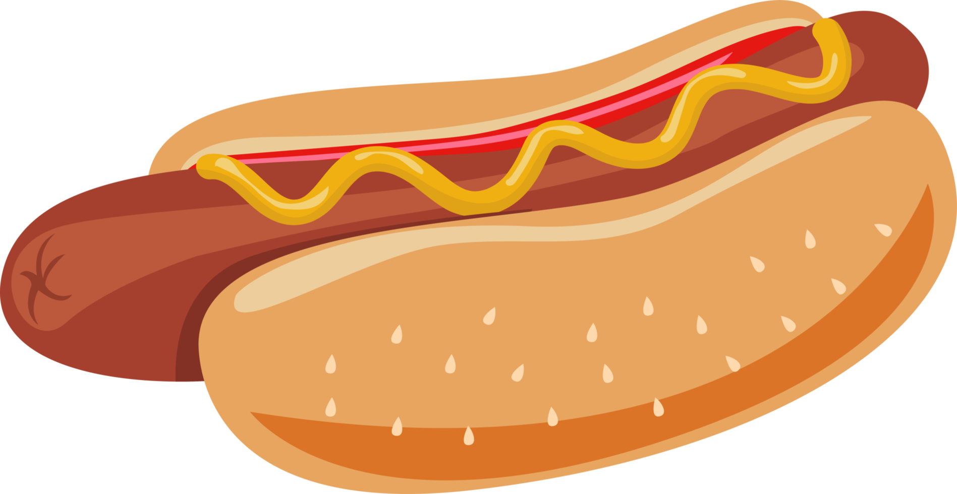 illustration de conception clipart sandwich réaliste png