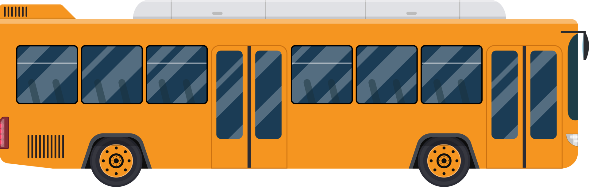 illustration de conception de clipart de bus png