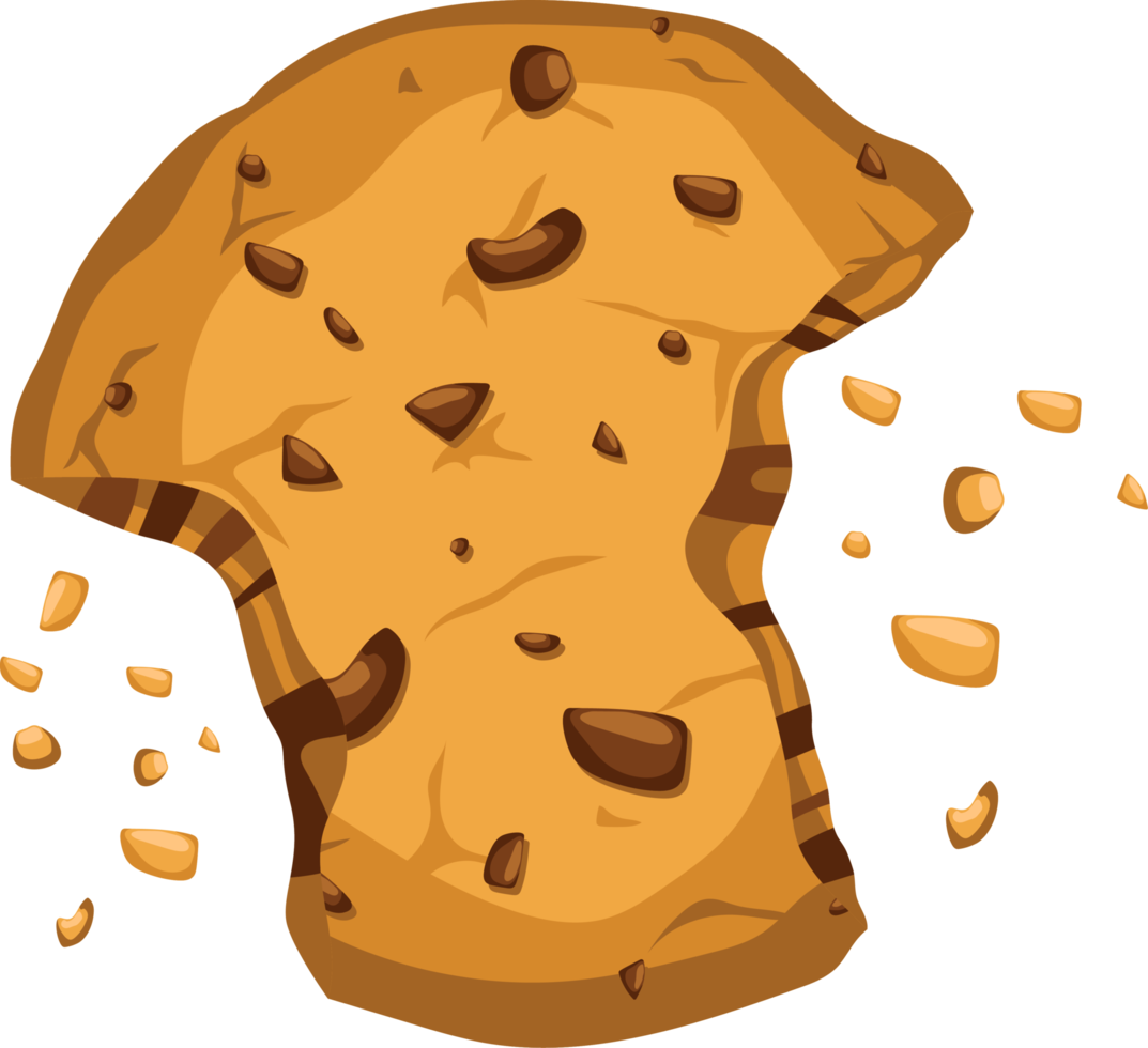 Homemade tasty cookies clipart design illustration png