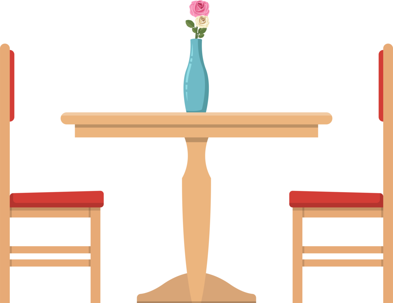 table à manger clipart design illustration png