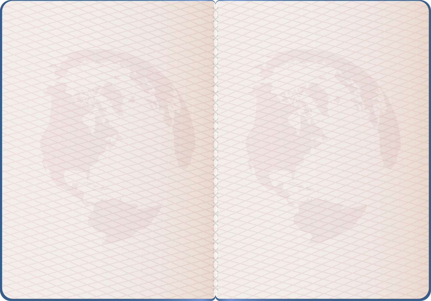 ilustração de design de clipart de passaporte realista png