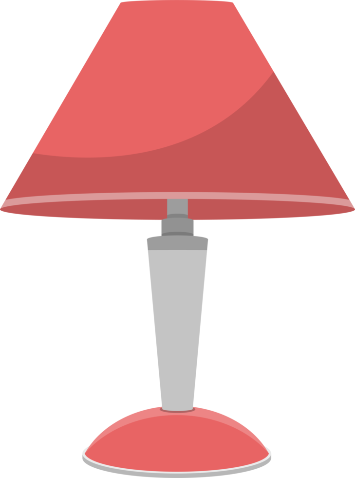 Table lamp clipart design illustration png
