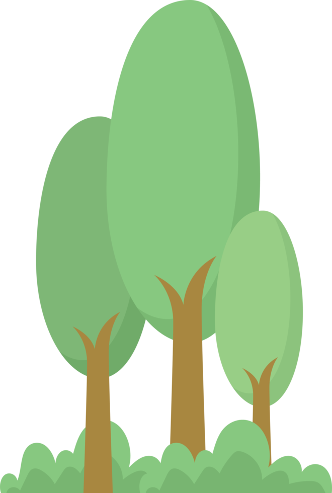 Ilustración de diseño de imágenes prediseñadas de árbol png