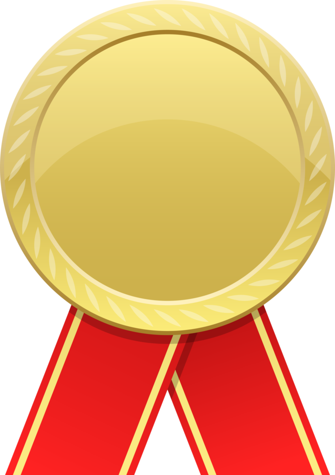 ilustração de design de clipart de medalha de vencedor png