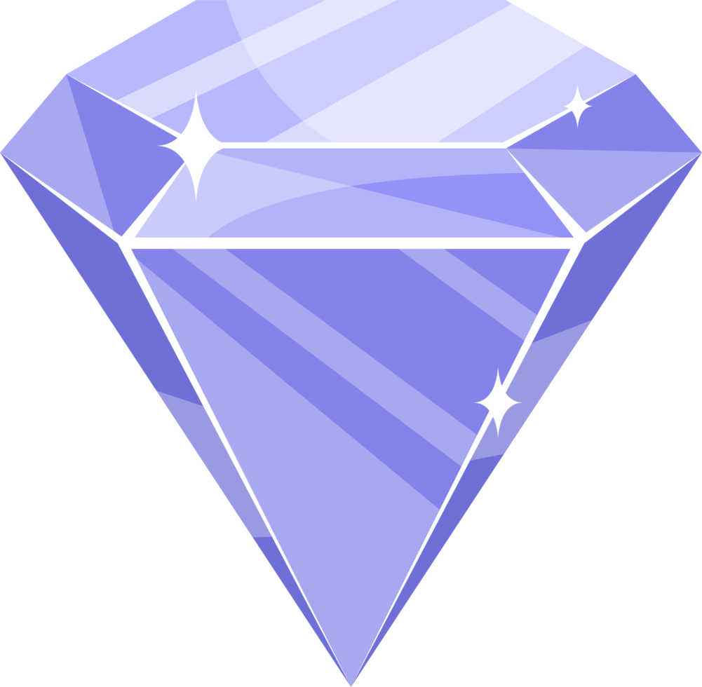 Ilustración de diseño de imágenes prediseñadas de diamante png