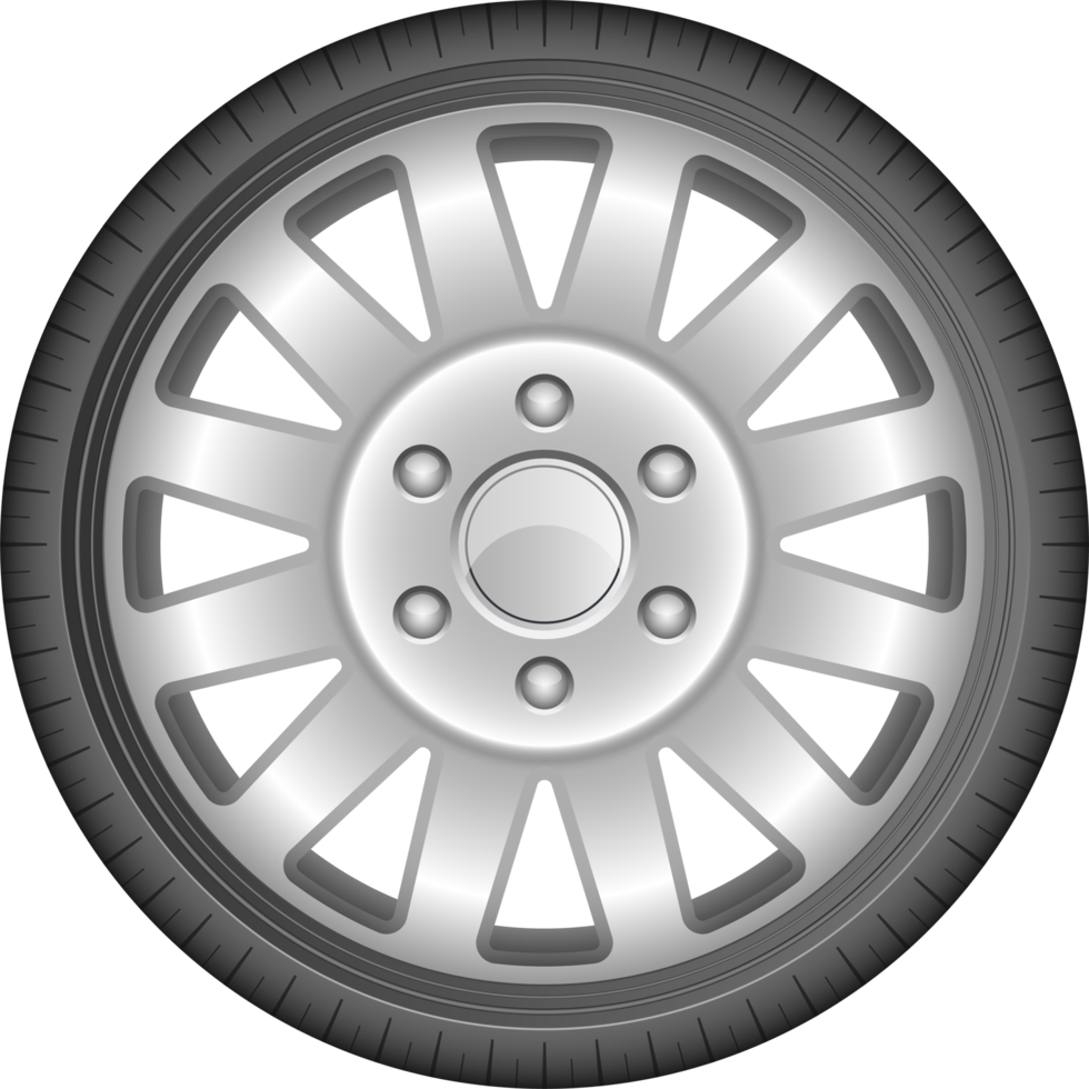 illustrazione di progettazione di clipart di pneumatici per auto png