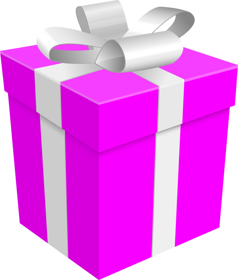 Present box clipart design illustration png