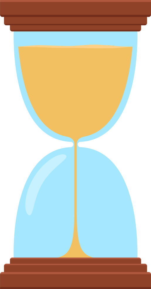 Hourglass clipart design illustration png