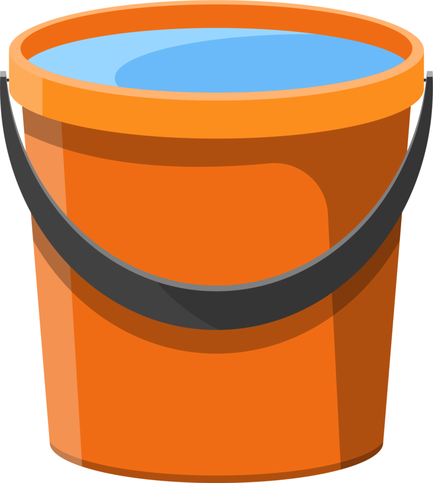 Bucket clipart design illustration png