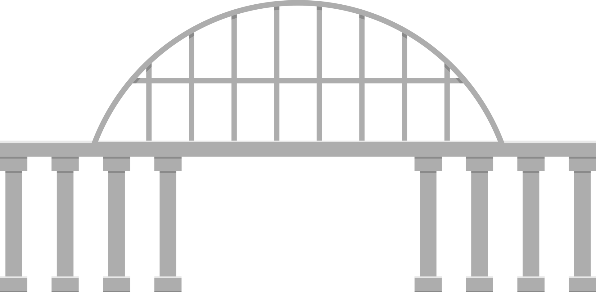 ilustração de design de clipart de ponte png