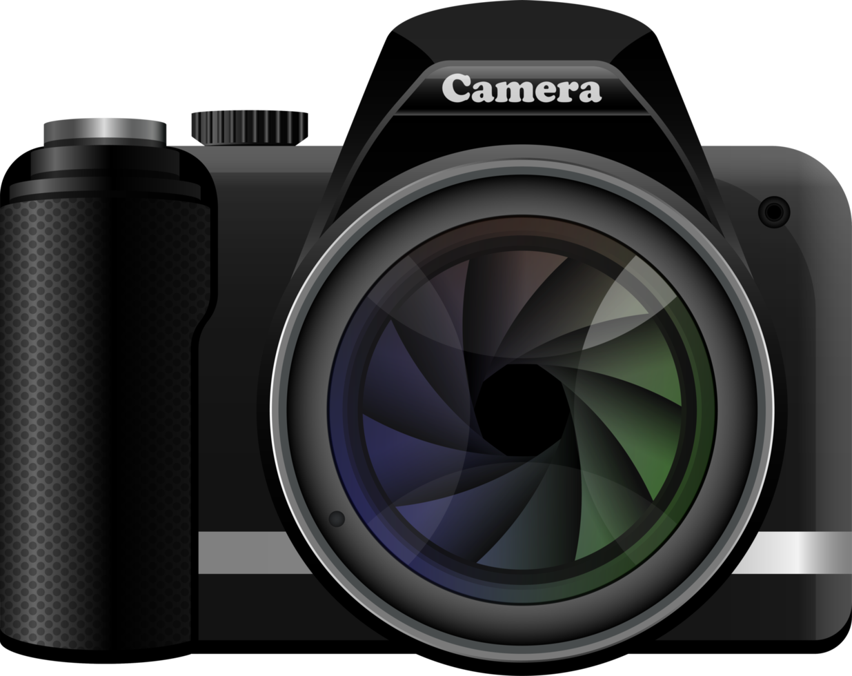 illustrazione di progettazione clipart fotocamera dslr foto png