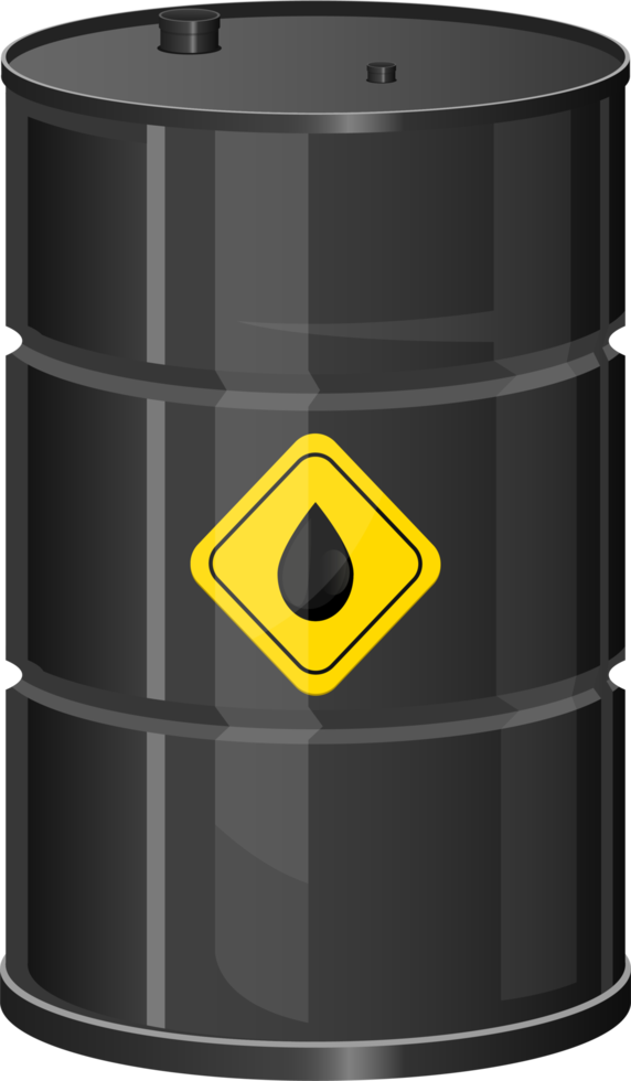 Oil barrel clipart design illustration png