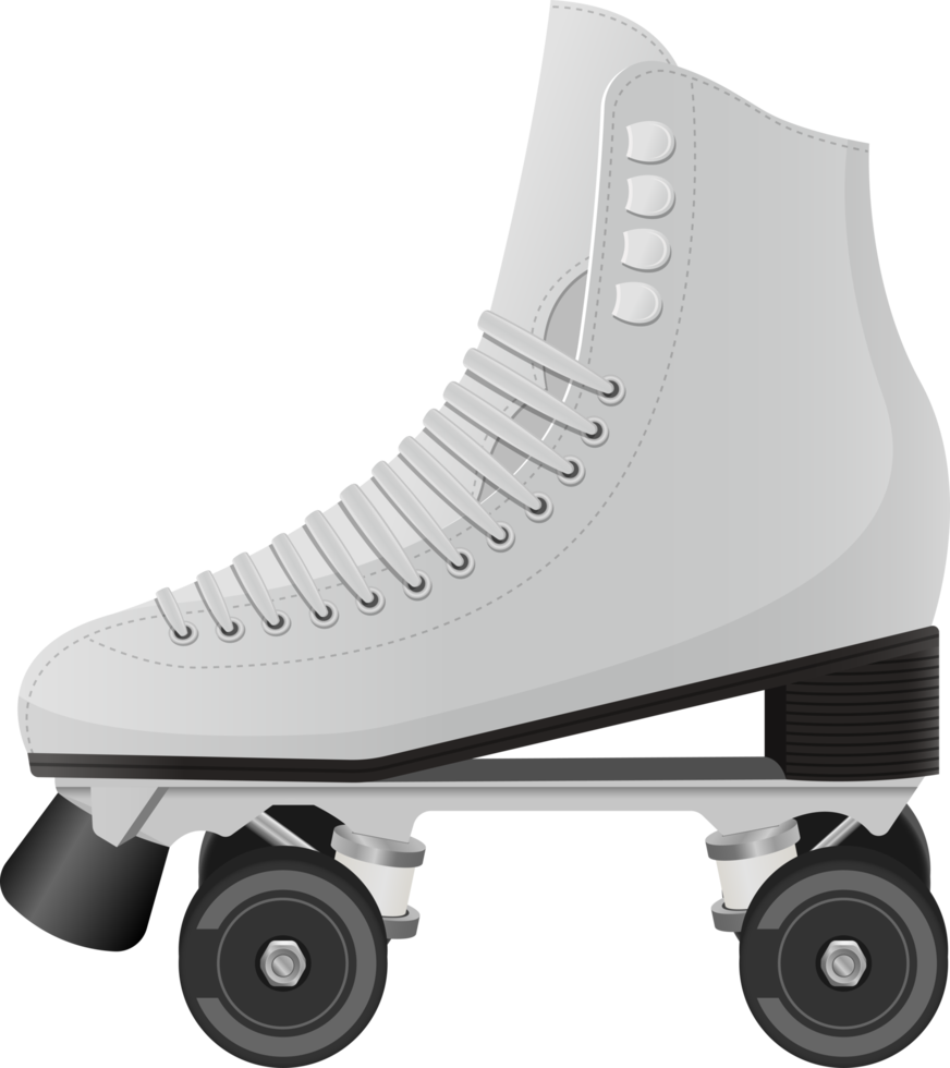 Ice and roller skates clipart design illustration png