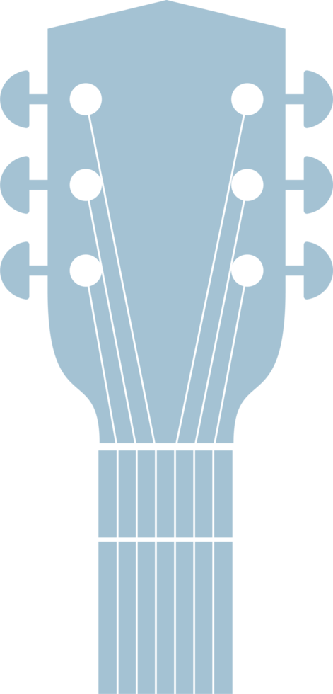 tête de guitare clipart conception illustration png