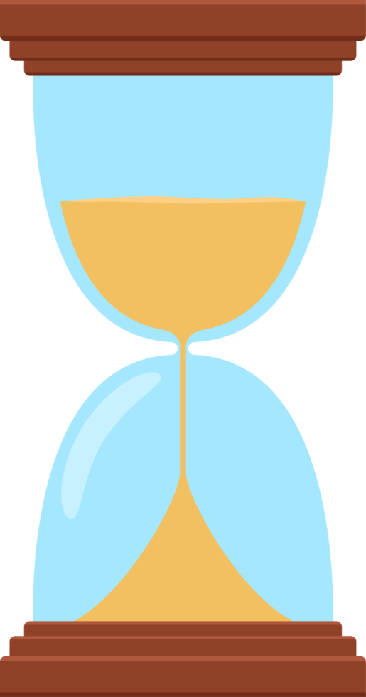 Hourglass clipart design illustration png