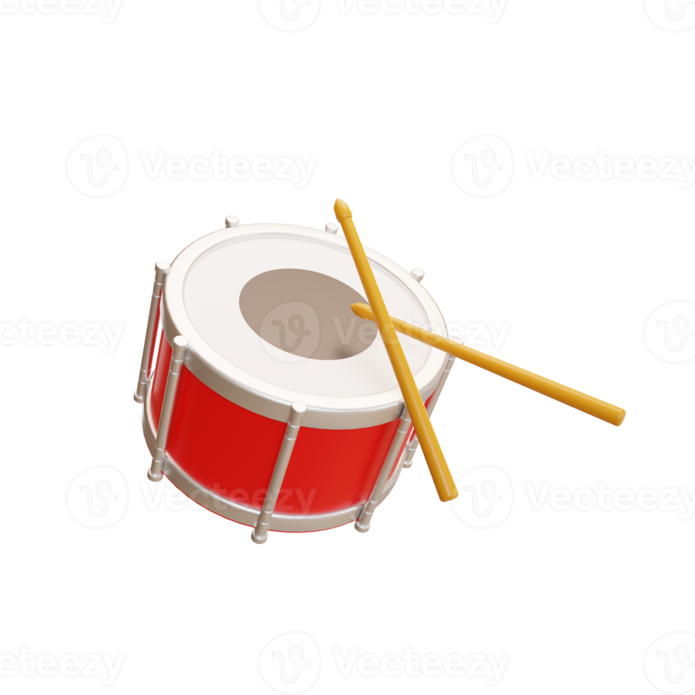 drum illustration 3d png