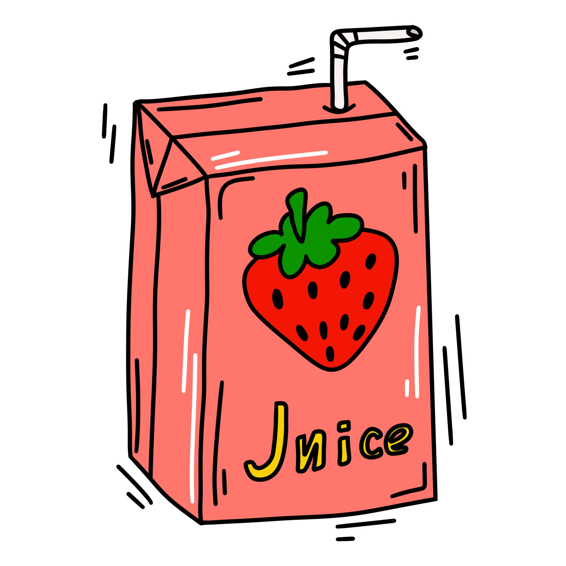 Free Colored Cartoon Doodle Juice Pack 9343432 PNG with Transparent  Background