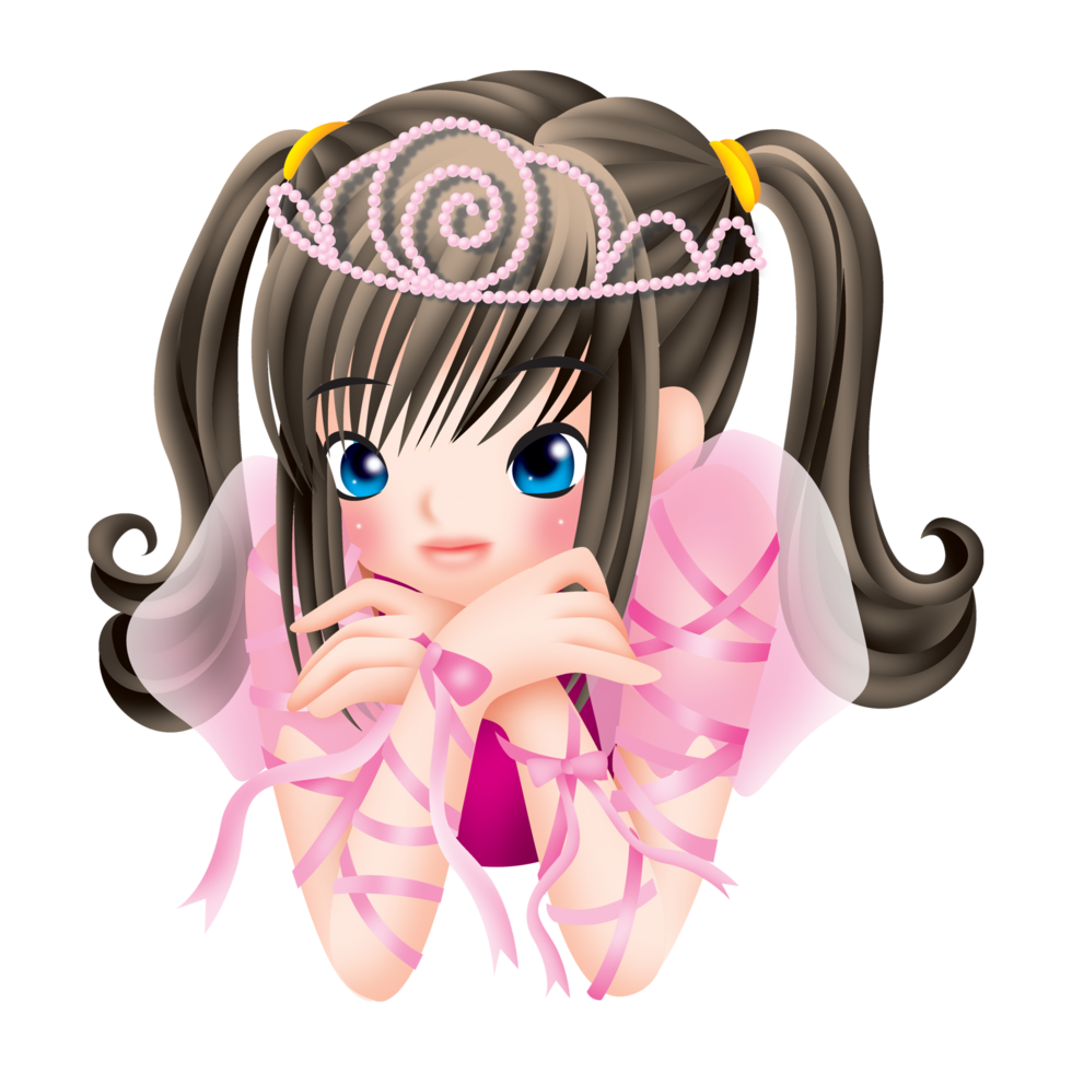 princesse belle reine téléchargement gratuit illustration clipart kawaii mignonne anime png