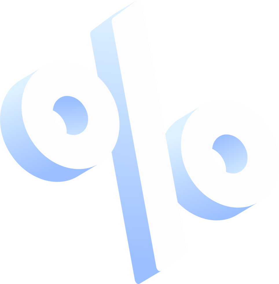 Discount and sale elements, 3D image. png