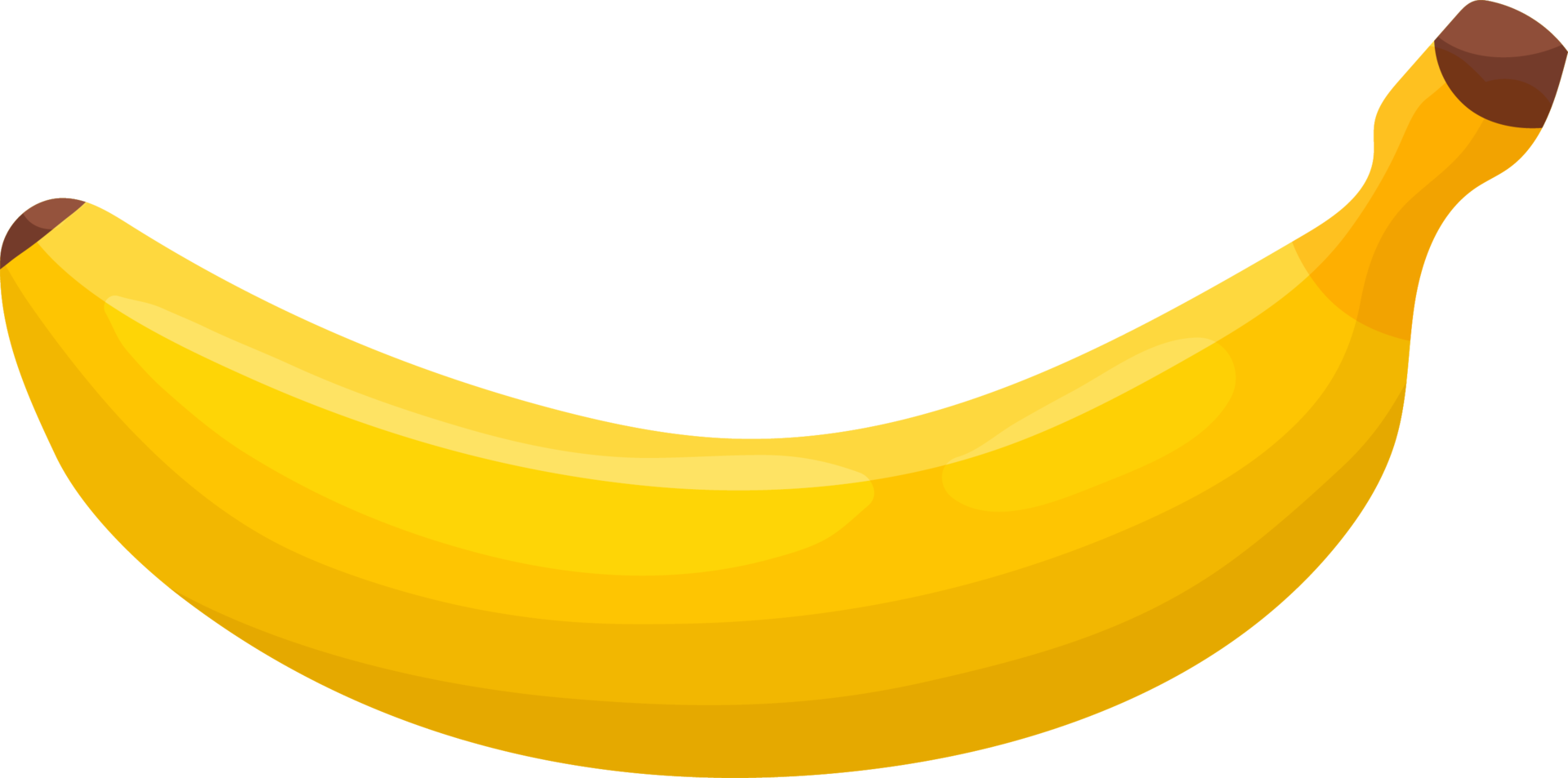 la banana è un frutto giallo. png