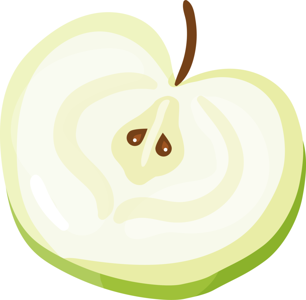 media manzana verde. png