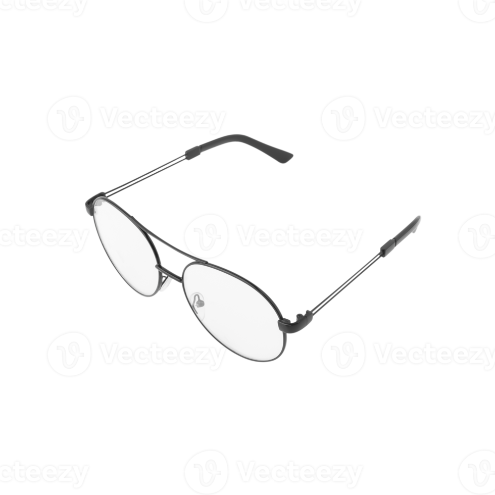 Glasses cutout, Png file
