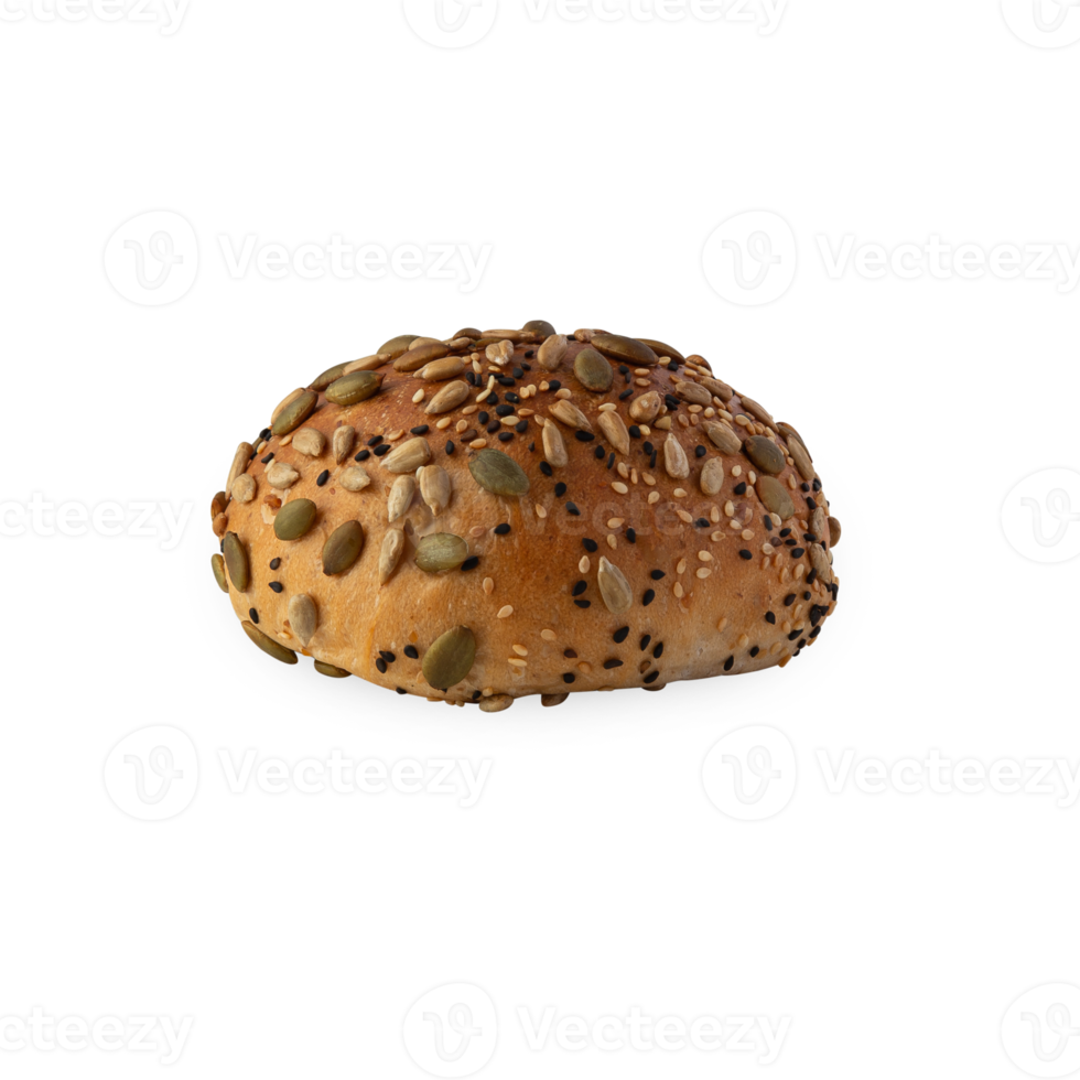 Multigrain bread cutout, Png file