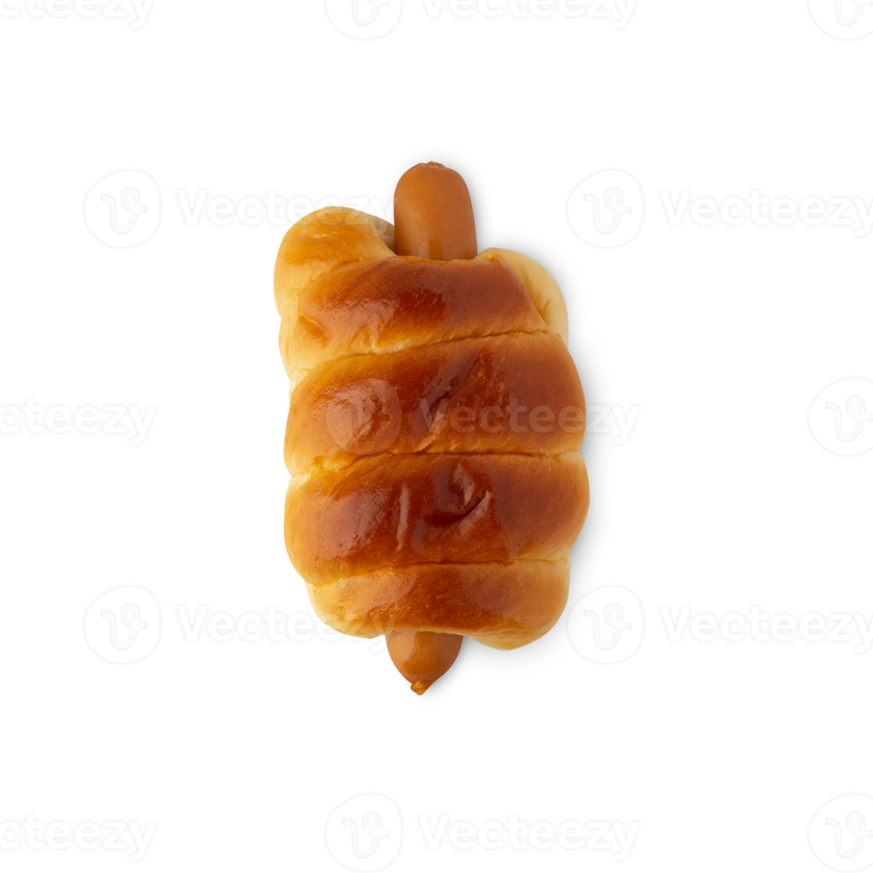 Sausage Bread cutout, Png file