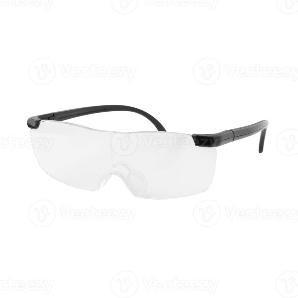 Safety glasses cutout, Png file