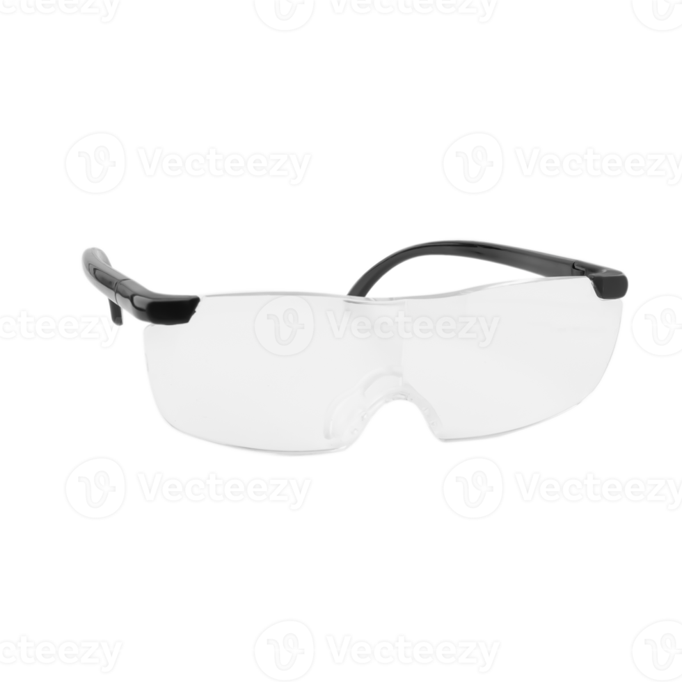 Safety glasses cutout, Png file