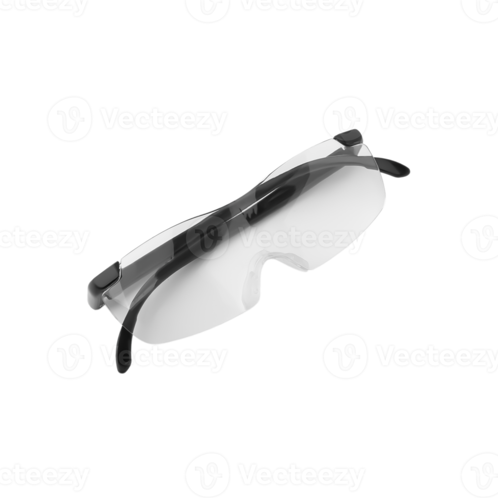 Safety glasses cutout, Png file