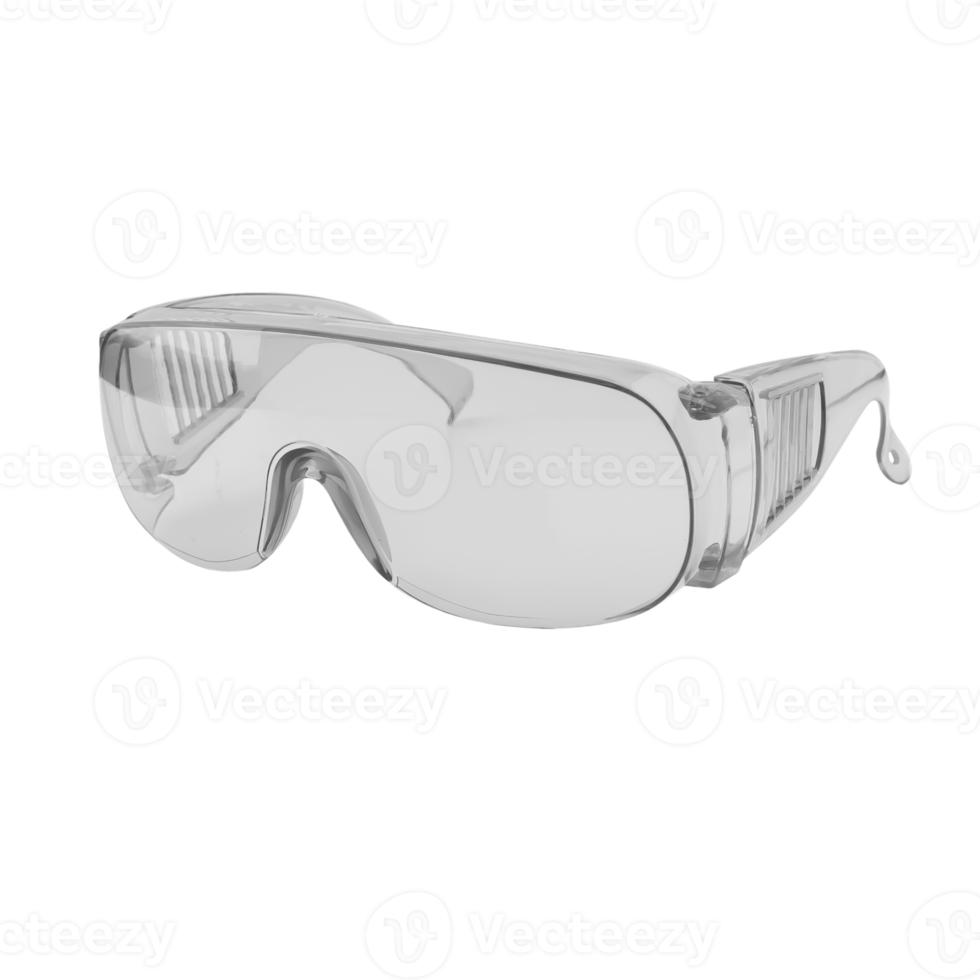 Safety glasses cutout, Png file