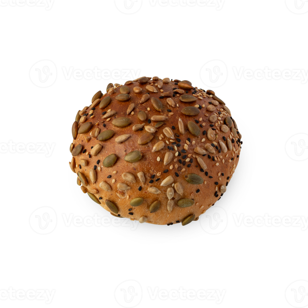 Multigrain bread cutout, Png file