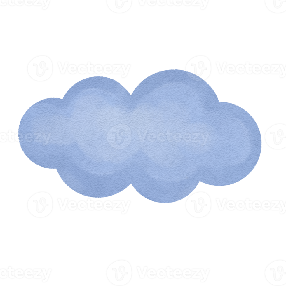 Cloud in cartoon style png