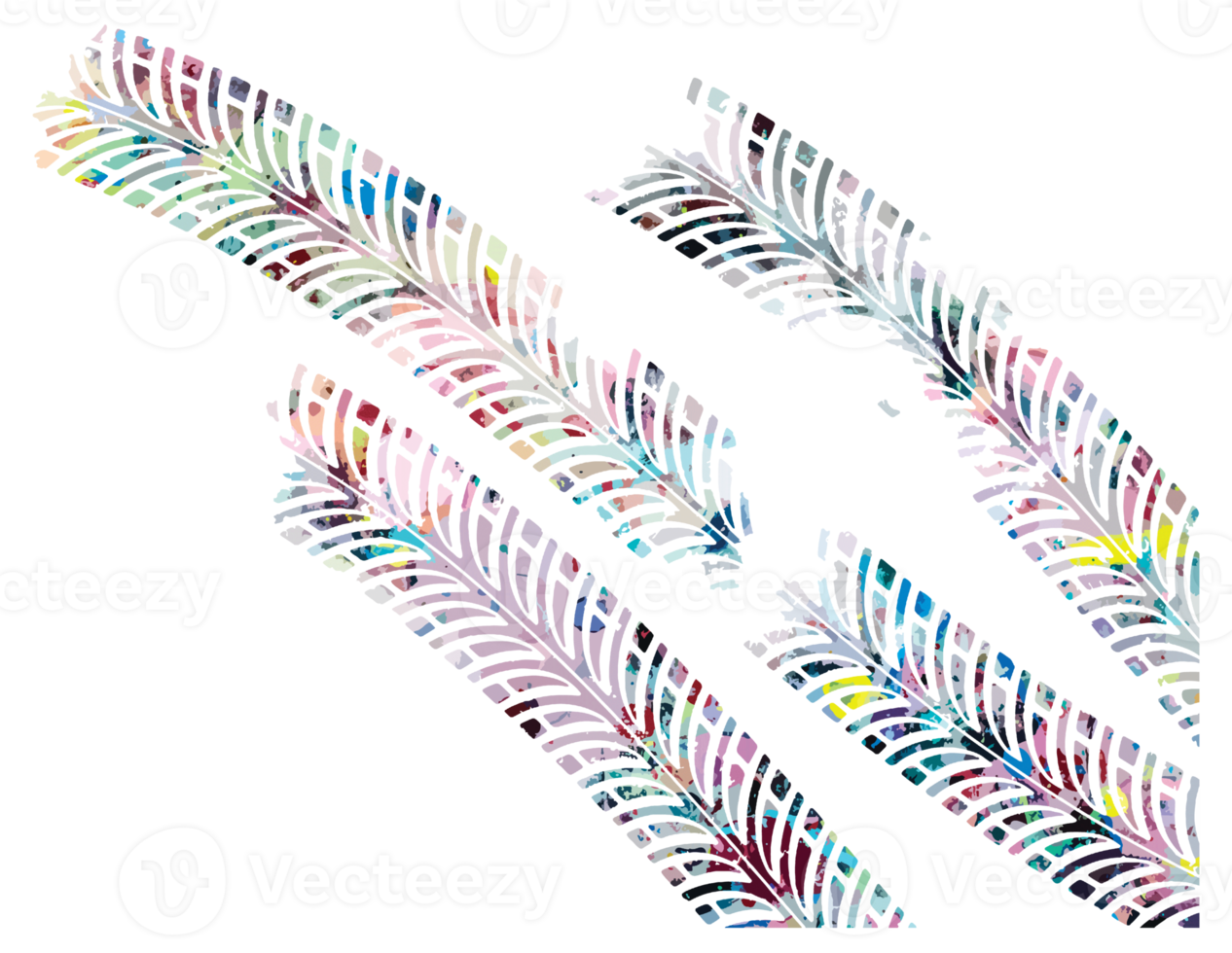 Colorful tire track on white background png