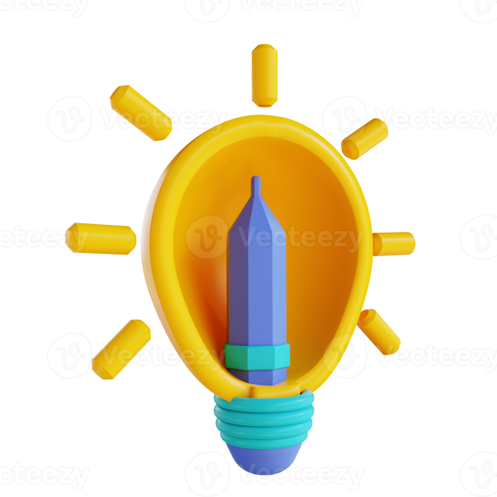 3D illustration engineering creative idea png
