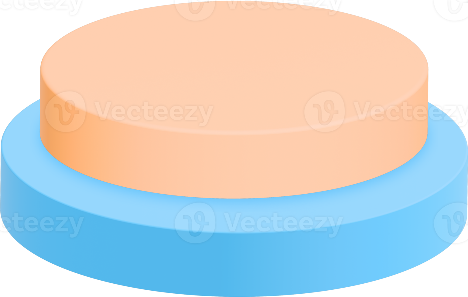 Minimal 3D pedestal or podium pastel color. png