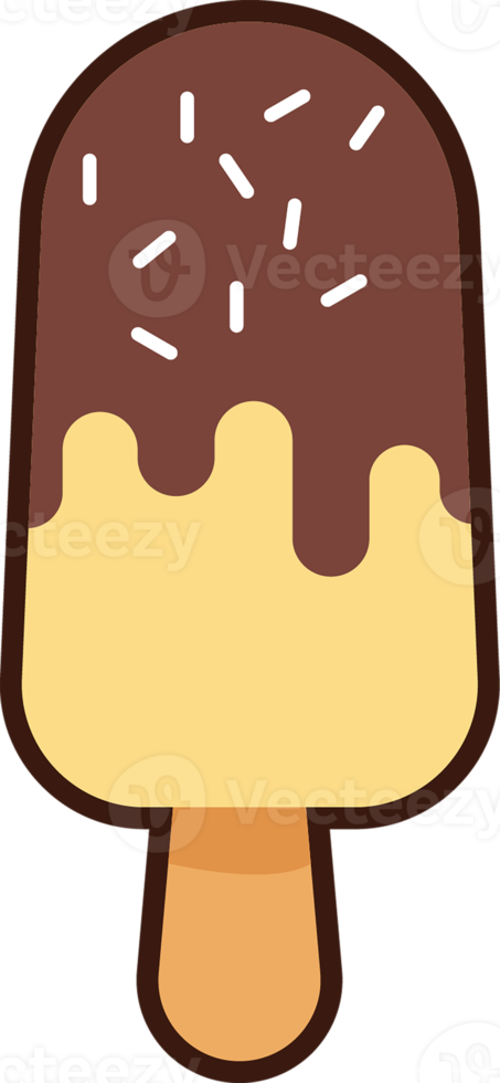 conjunto de sabrosos helados dulces, icono de helado png