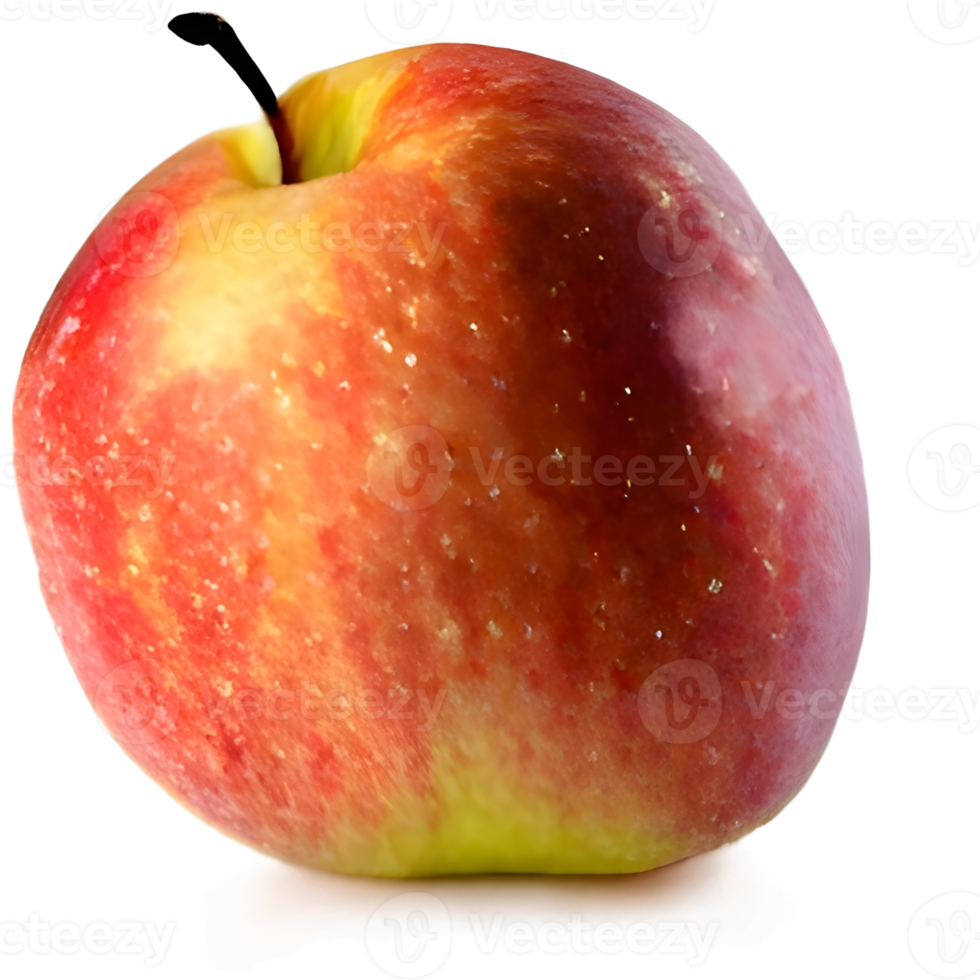 beautiful red apple without background for design png