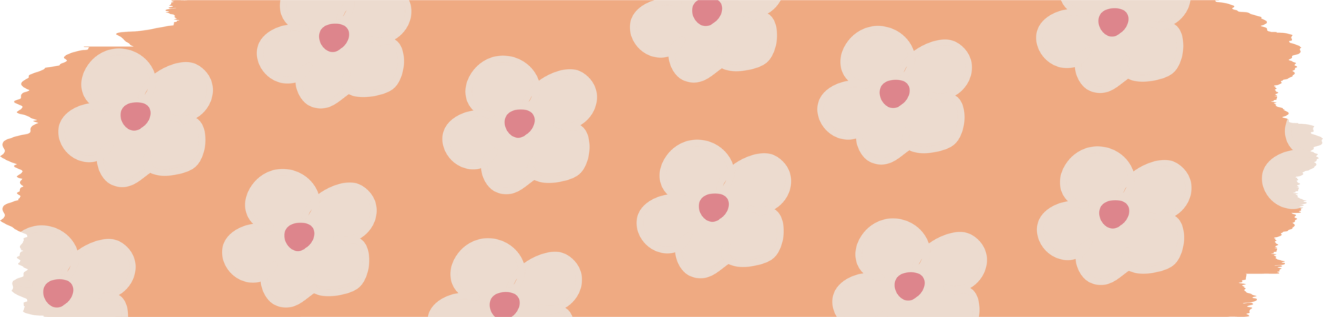 Cute washi tape simple design illustration png