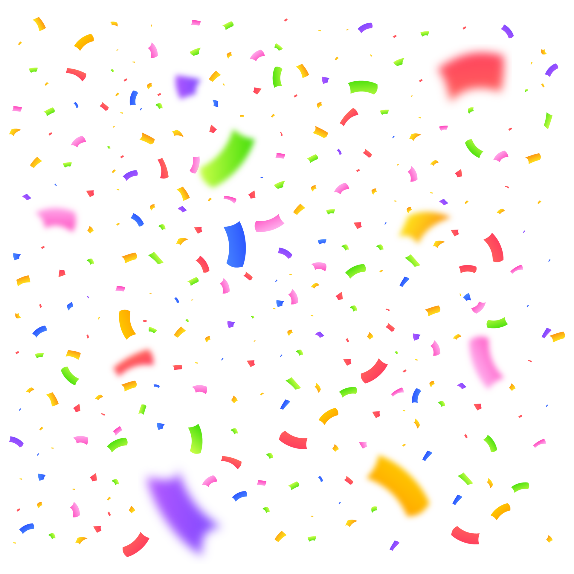 confetti background vector png