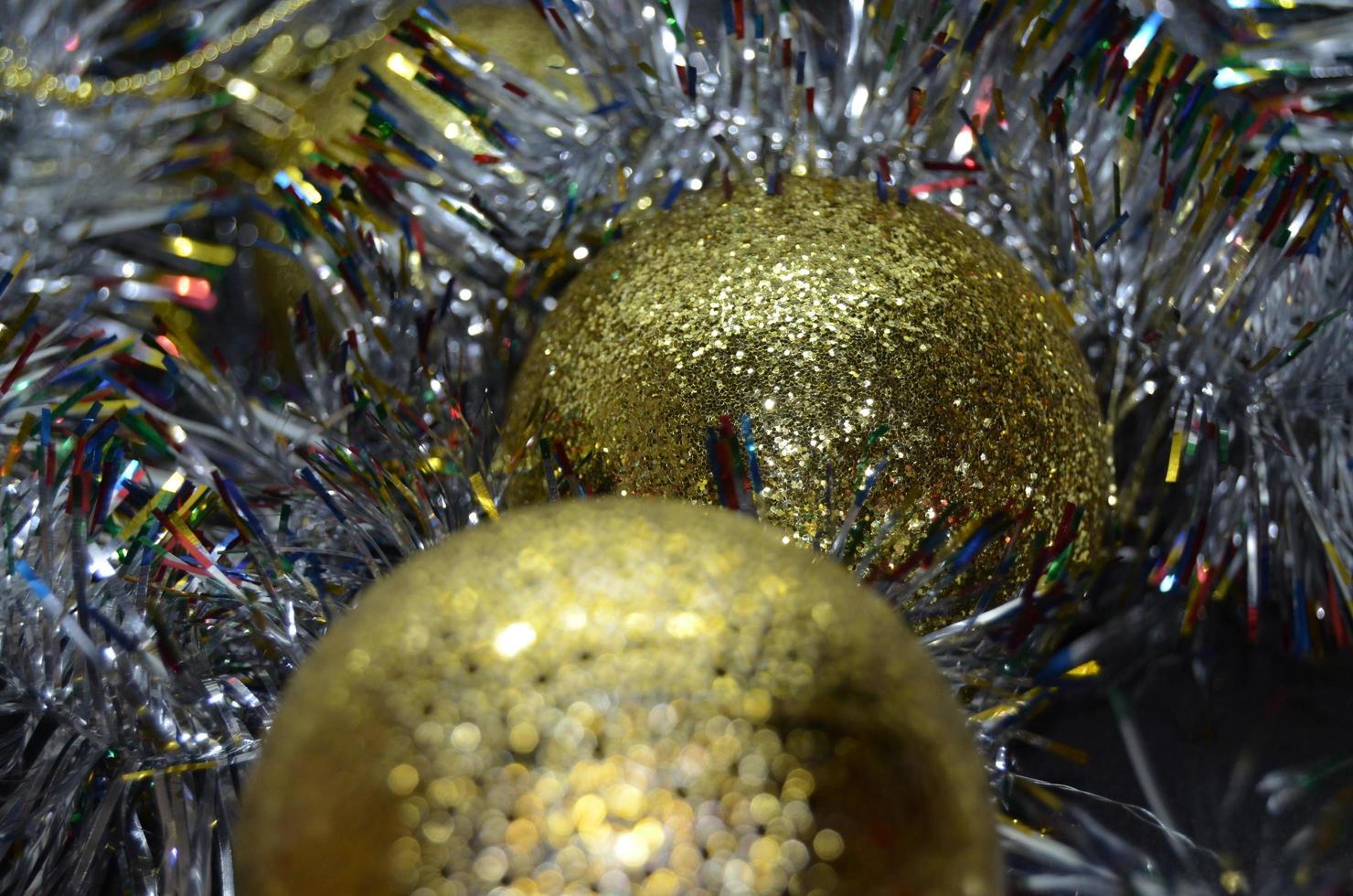 Christmas background with Christmas toys. photo