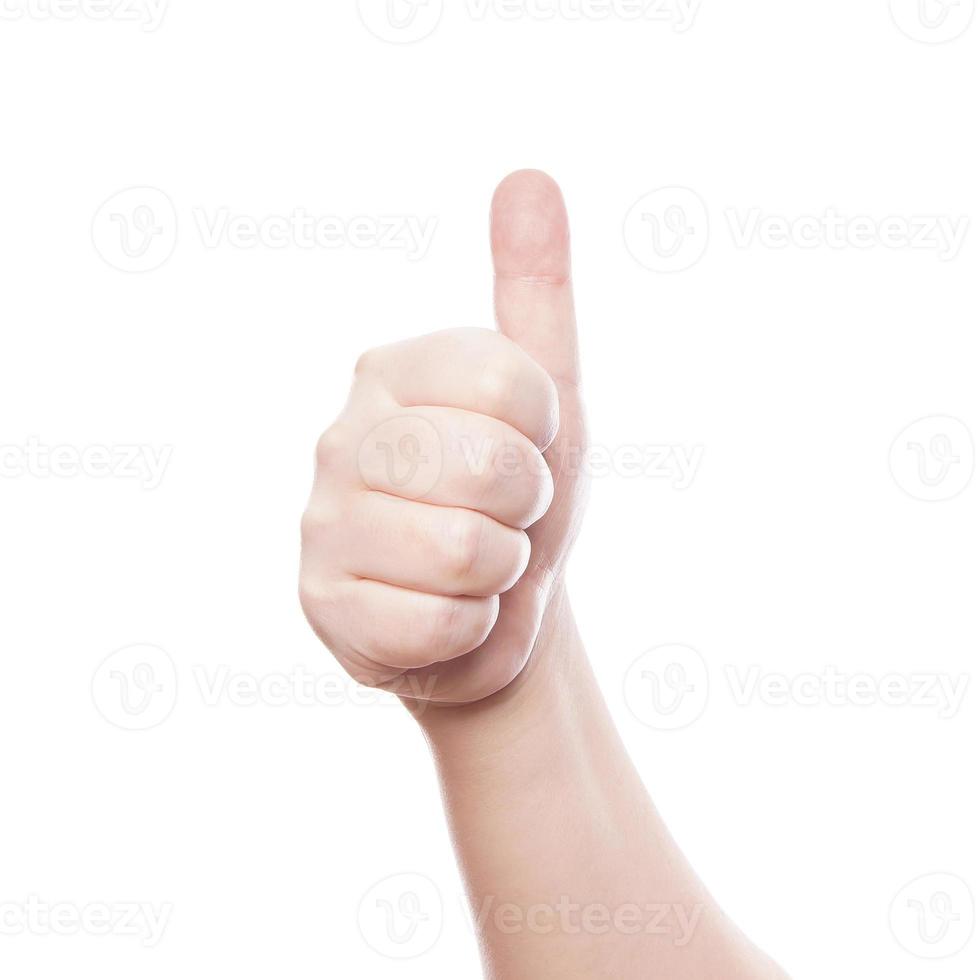 thumbs up gesture photo